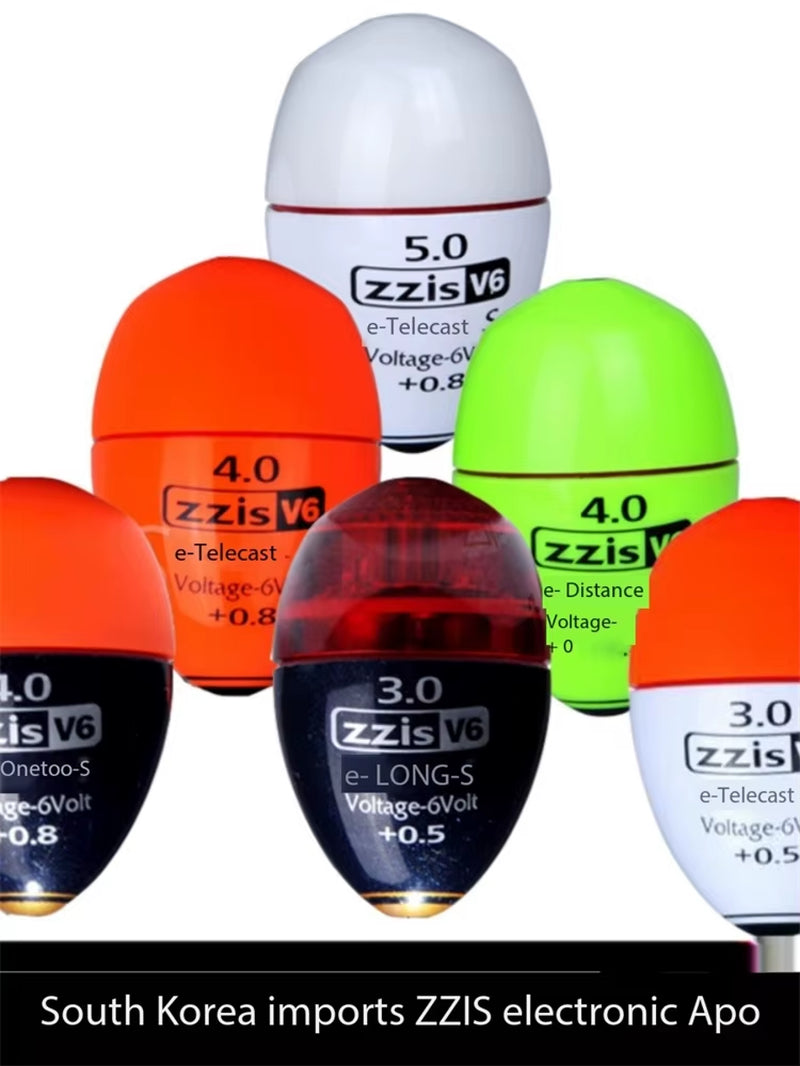1 Set of ZZIS-V6 Zhongtong anti Collision Jidiao Apo Electronic Night Light Float anti Collision Long Throw Wave Float Fishing